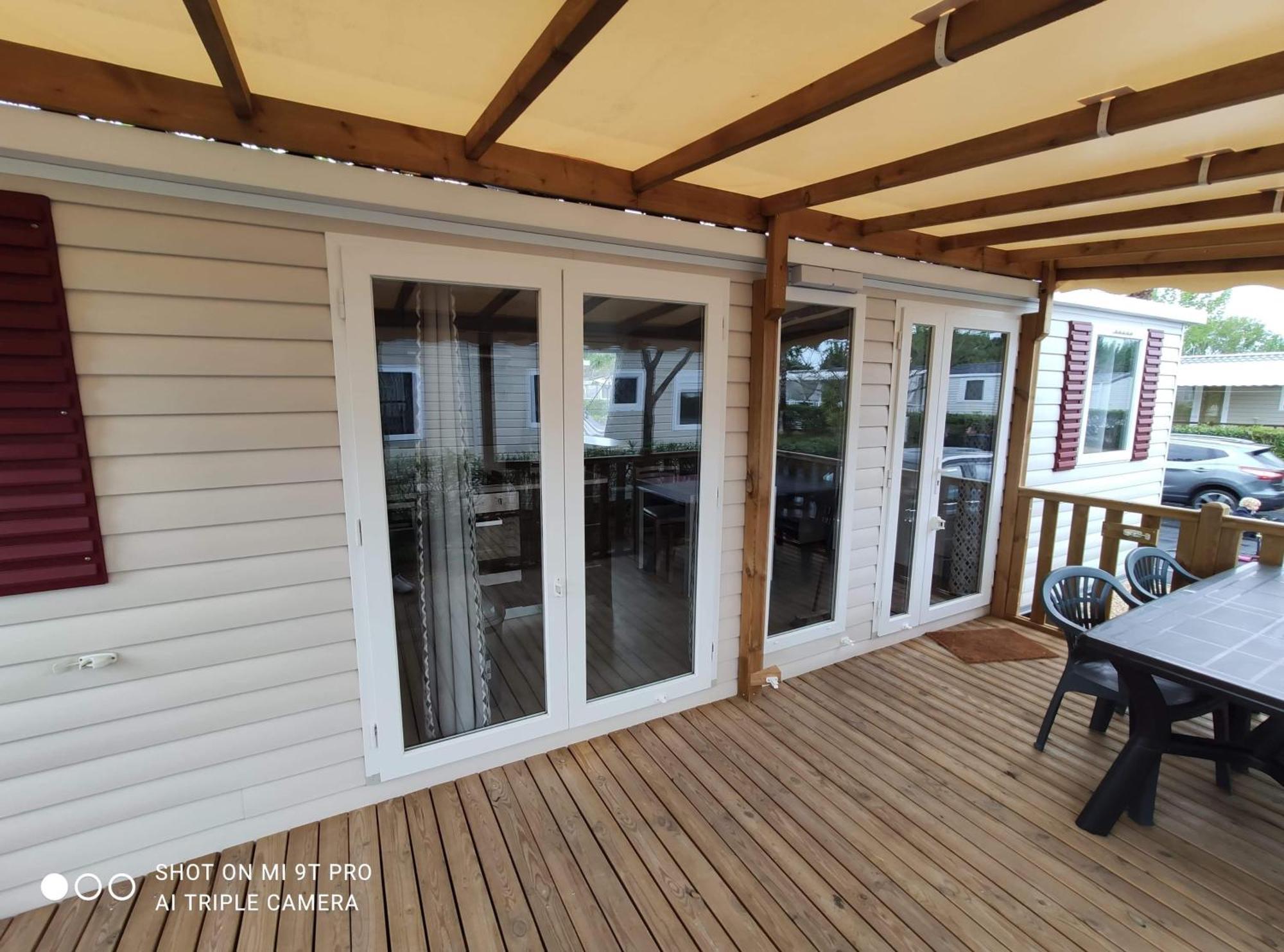 Mobilehome 8 Personnes Avec Clim Situe Aux Sables Du Midi Valras-Plage Bagian luar foto
