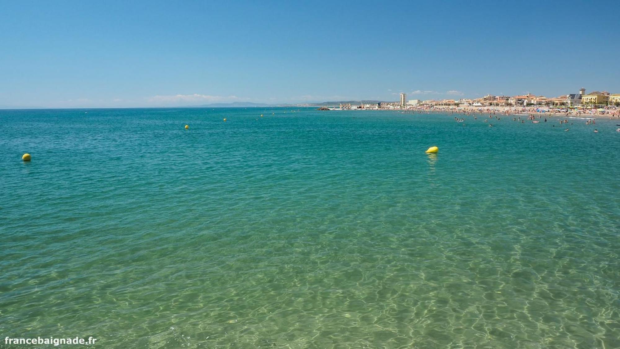 Mobilehome 8 Personnes Avec Clim Situe Aux Sables Du Midi Valras-Plage Bagian luar foto